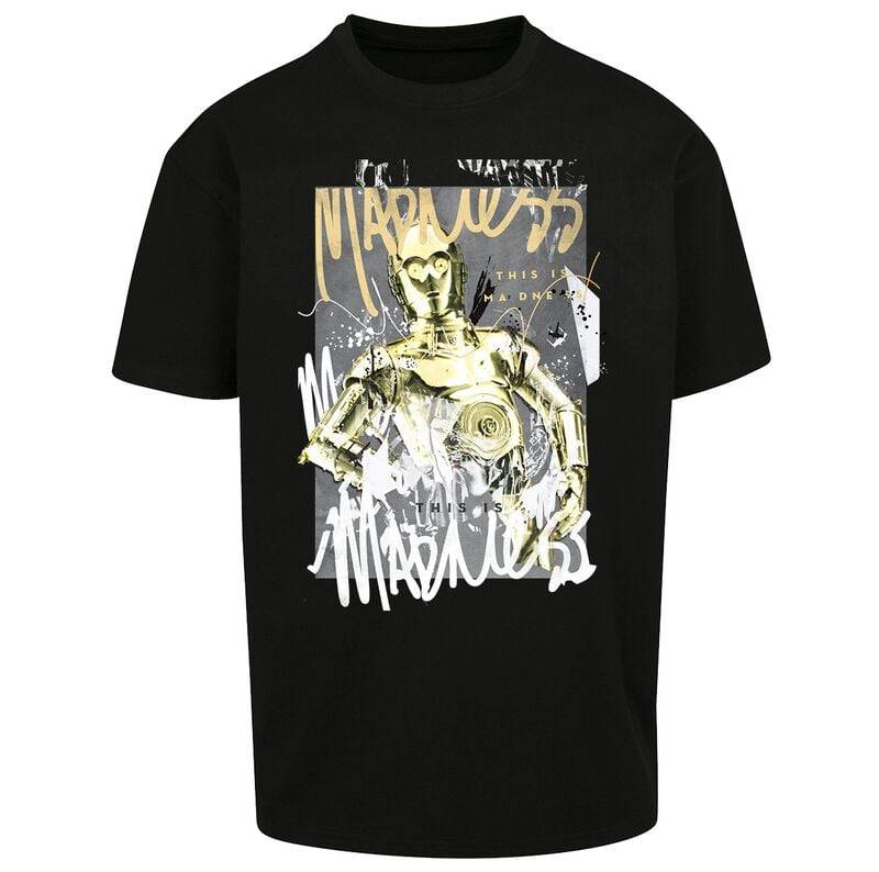 Star Wars C3PO - This Is Madness Oversize T-Shirt schwarz in L von Star Wars