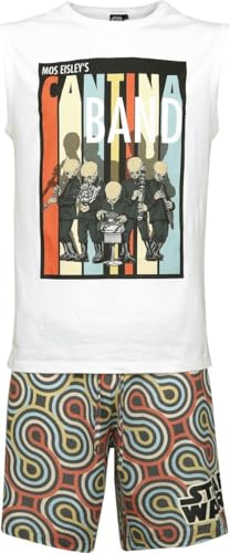 Star Wars Cantina Band Männer Schlafanzug Multicolor L 100% Baumwolle Fan-Merch, Filme von Star Wars