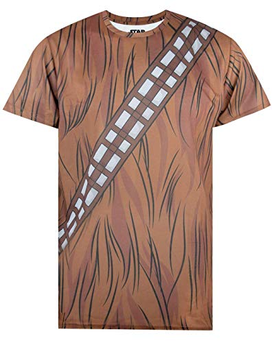 Star Wars Chewbacca T-Shirt Herren Erwachsene Charakter Cosplay Outfit L von Star Wars