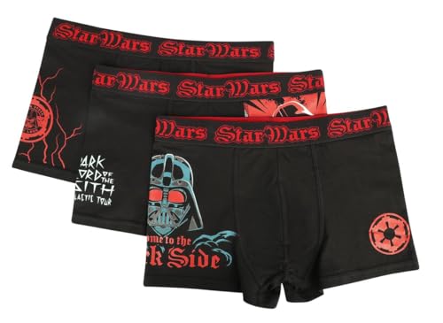 Star Wars Come to The Dark Side Männer Boxershort-Set Multicolor M von Star Wars