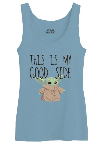 Star Wars Damen Woswmantk005 Tanktop, blau, Large von Star Wars