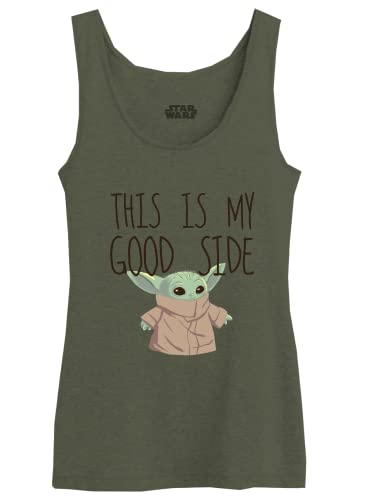 Star Wars Damen Woswmantk005 Tanktop, kaki, Small von Star Wars