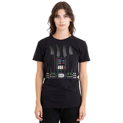 Star Wars Darth Vader Costume Ladies T Shirt, Black, X-Large von Star Wars
