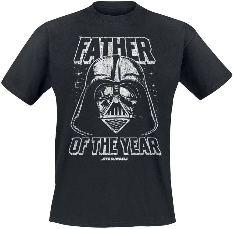 Star Wars Darth Vader - Father Of The Year T-Shirt schwarz in XL von Star Wars