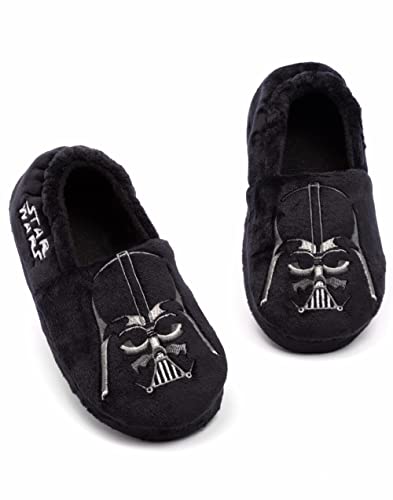 Star Wars Darth Vader Hausschuhe Jungen Kinder Bösewicht Haus Schuhe Müßiggänger 30 von Star Wars
