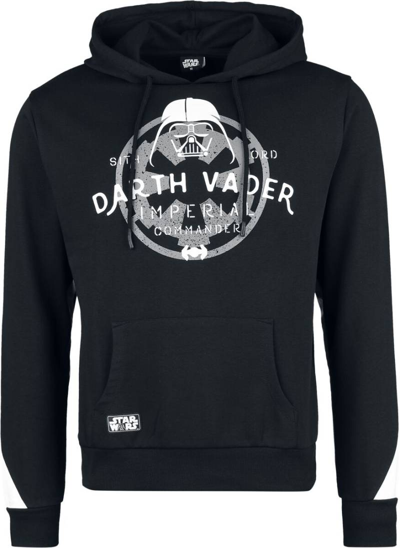 Star Wars Darth Vader - Imperial Commander Kapuzenpullover schwarz weiß in XXL von Star Wars