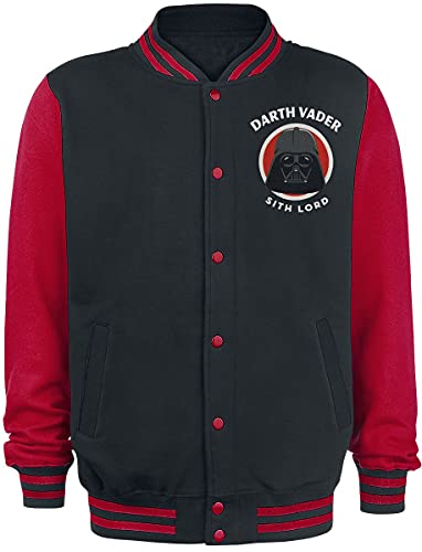 Star Wars Darth Vader - Sith Lord Männer Collegejacke schwarz/rot S von Star Wars