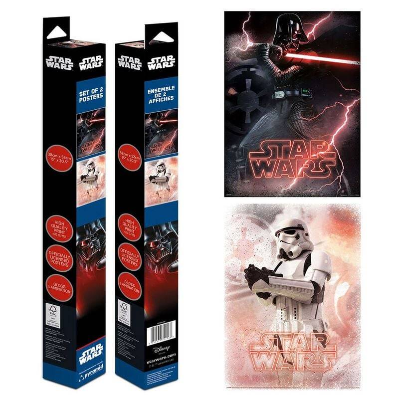 Star Wars Darth Vader - Stormtrooper - 2er Set Poster multicolor von Star Wars