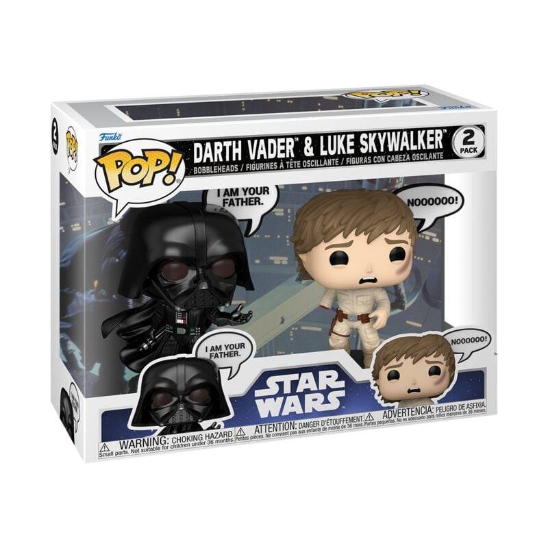 Star Wars Darth Vader & Luke Skywalker (2er Pack) Vinyl Figuren Funko Pop! multicolor von Star Wars