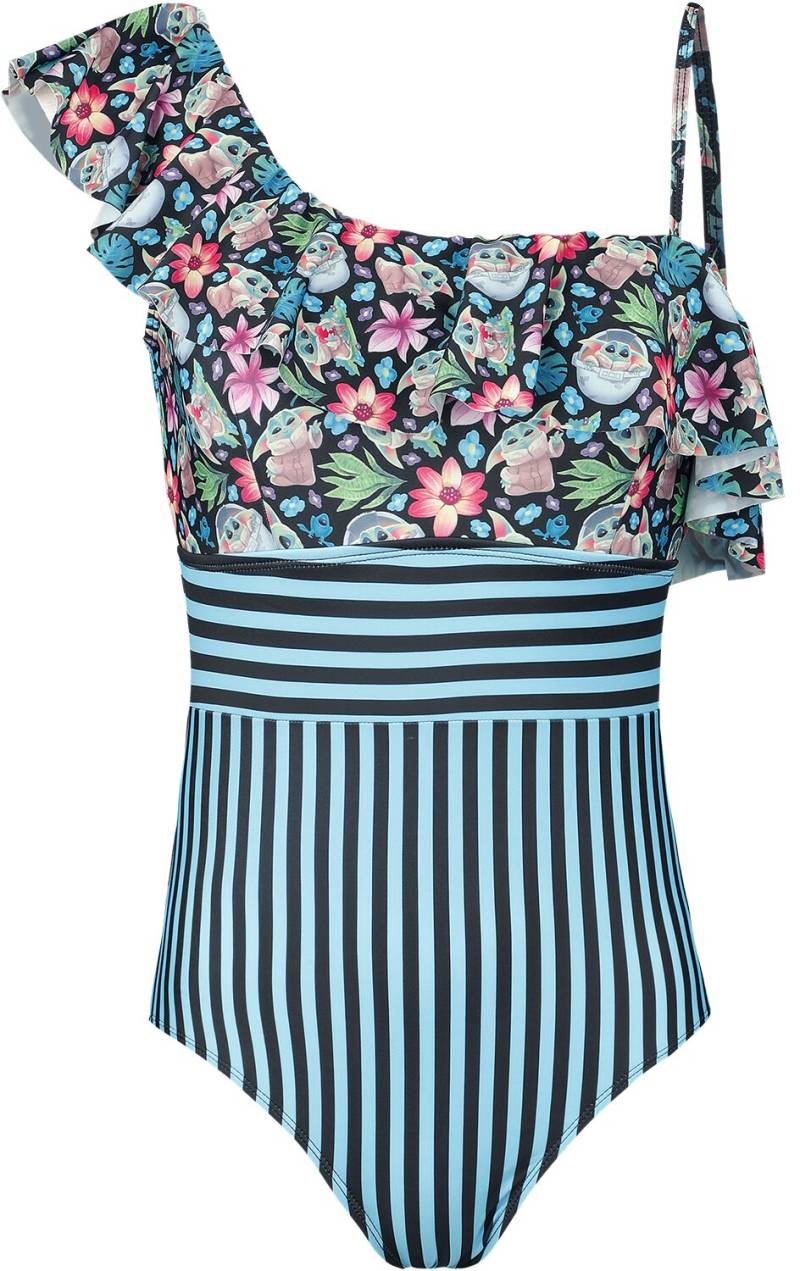 Star Wars - Disney Badeanzug - Tropical - Grogu - S bis M - für Damen - Größe S - multicolor  - EMP exklusives Merchandise! von Star Wars