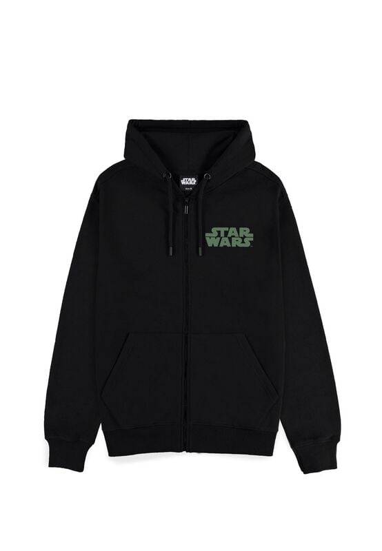 Star Wars - Disney Kapuzenjacke - The Mandalorian - Grogu - S bis XXL - für Männer - Größe XXL - schwarz  - Lizenzierter Fanartikel von Star Wars