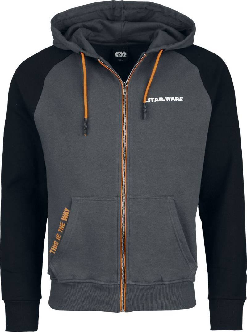 Star Wars - Disney Kapuzenjacke - The Mandalorian - S bis XXL - für Männer - Größe L - multicolor  - Lizenzierter Fanartikel von Star Wars