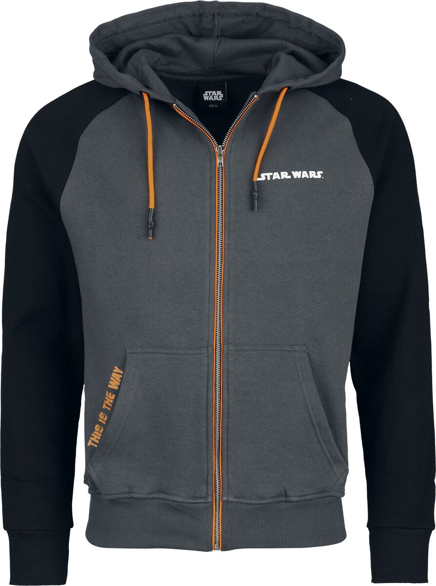 Star Wars - Disney Kapuzenjacke - The Mandalorian - S bis XXL - für Männer - Größe XXL - multicolor  - Lizenzierter Fanartikel von Star Wars