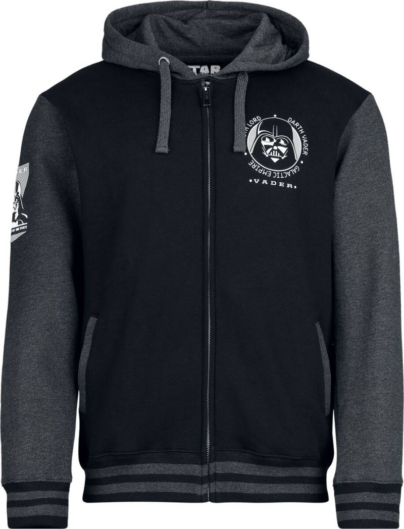 Star Wars - Disney Kapuzenjacke - Vader Defend - S bis XXL - für Männer - Größe XL - schwarz  - Lizenzierter Fanartikel von Star Wars
