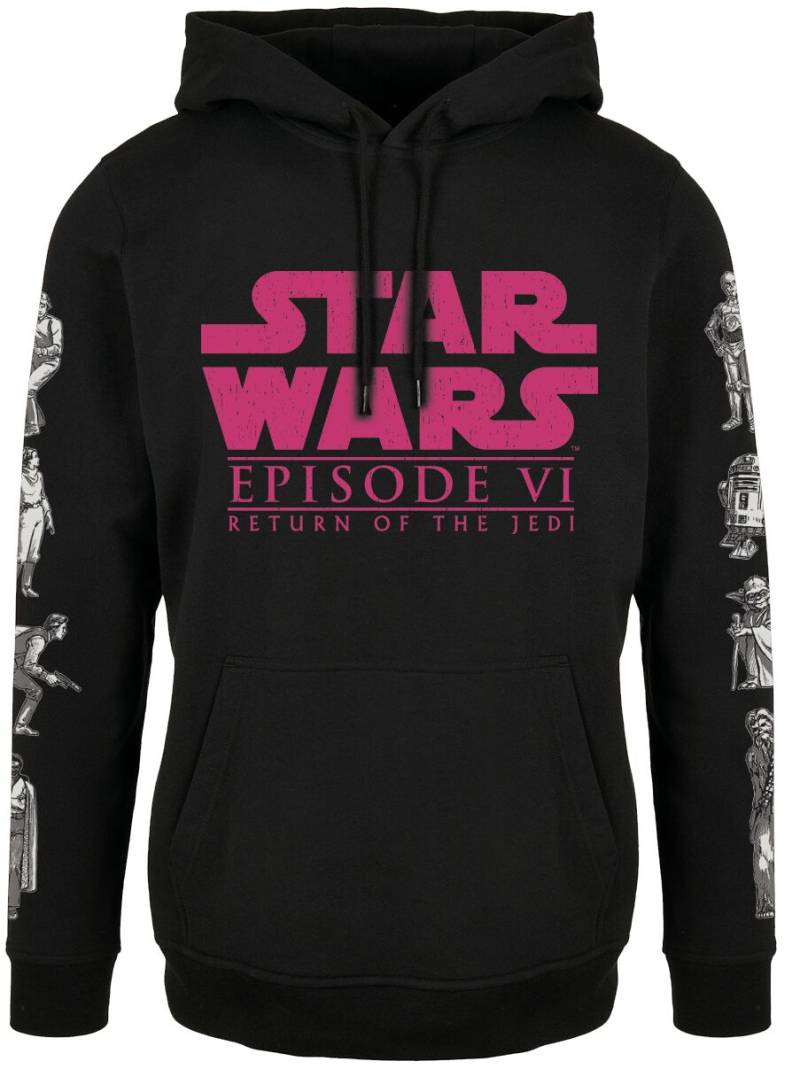 Star Wars - Disney Kapuzenpullover - Episode 6 - die Rückkehr der Jedi Ritter - 40th Anniversary - S bis M - für Männer - Größe M - schwarz  - von Star Wars
