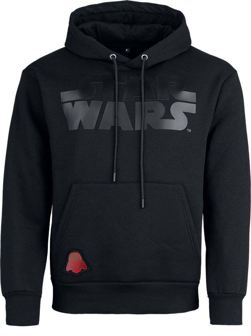 Star Wars - Disney Kapuzenpullover - Heat Logo - Black On Black - S bis XXL - für Männer - Größe L - schwarz  - EMP exklusives Merchandise! von Star Wars