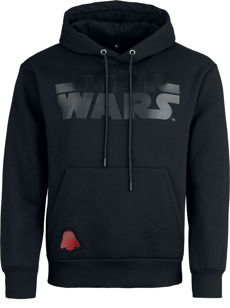 Star Wars - Disney Kapuzenpullover - Heat Logo - Black On Black - S bis XXL - für Männer - Größe XL - schwarz  - EMP exklusives Merchandise! von Star Wars