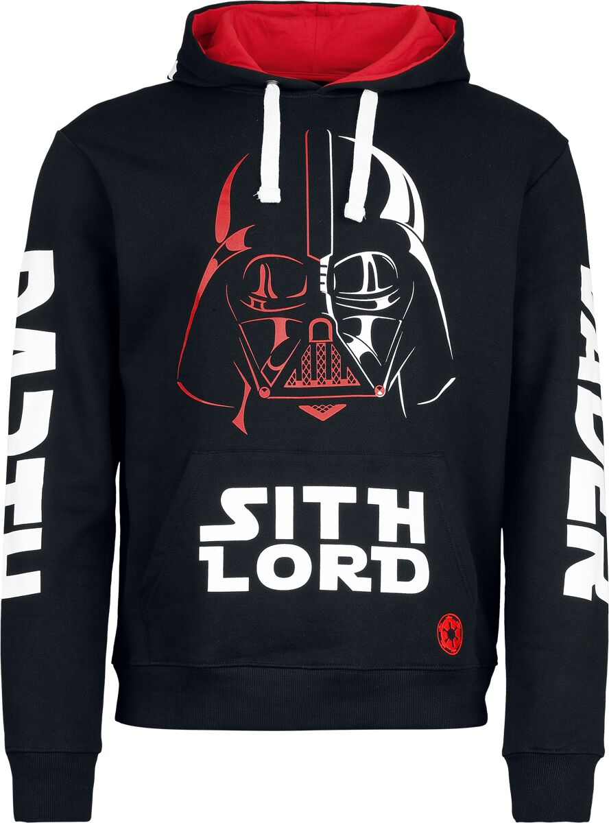 Star Wars - Disney Kapuzenpullover - Sith Lord - S bis XXL - für Männer - Größe XXL - schwarz  - Lizenzierter Fanartikel Star Wars - Disney Kapuzenpullover - Sith Lord - S bis XXL - für Männer - Größe XXL - schwarz  - Lizenzierter Fanartikel von Star Wars