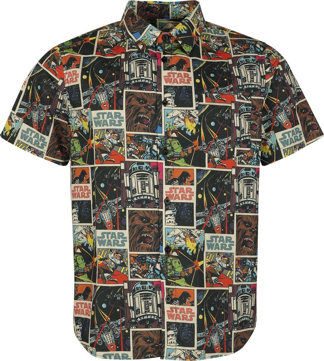 Star Wars - Disney Kurzarmhemd - Retro Comic - M bis XXL - für Männer - Größe XXL - multicolor  - EMP exklusives Merchandise! von Star Wars