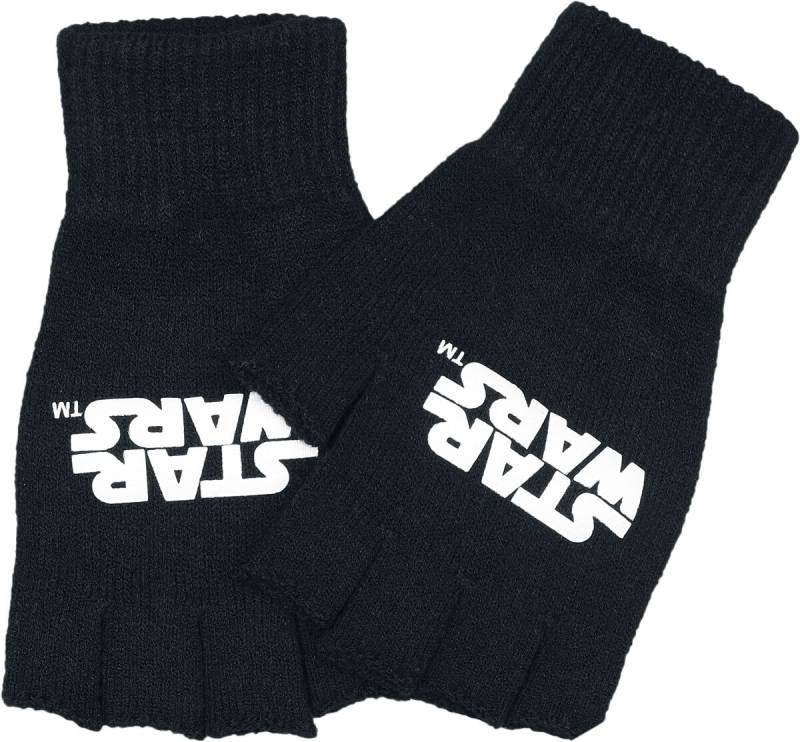 Star Wars - Disney Kurzfingerhandschuhe - Logo - für Damen - schwarz - EMP exklusives Merchandise! Star Wars - Disney Kurzfingerhandschuhe - Logo - für Damen - schwarz - EMP exklusives Merchandise! von Star Wars