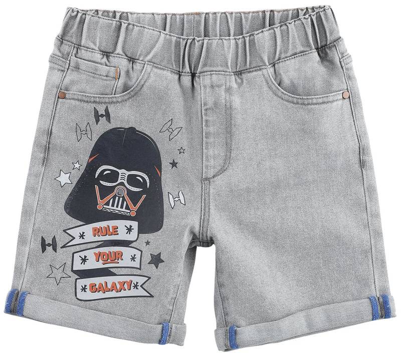 Star Wars - Disney Short für Kinder - Kids - Darth Vader - für Jungen - grey denim  - EMP exklusives Merchandise! von Star Wars