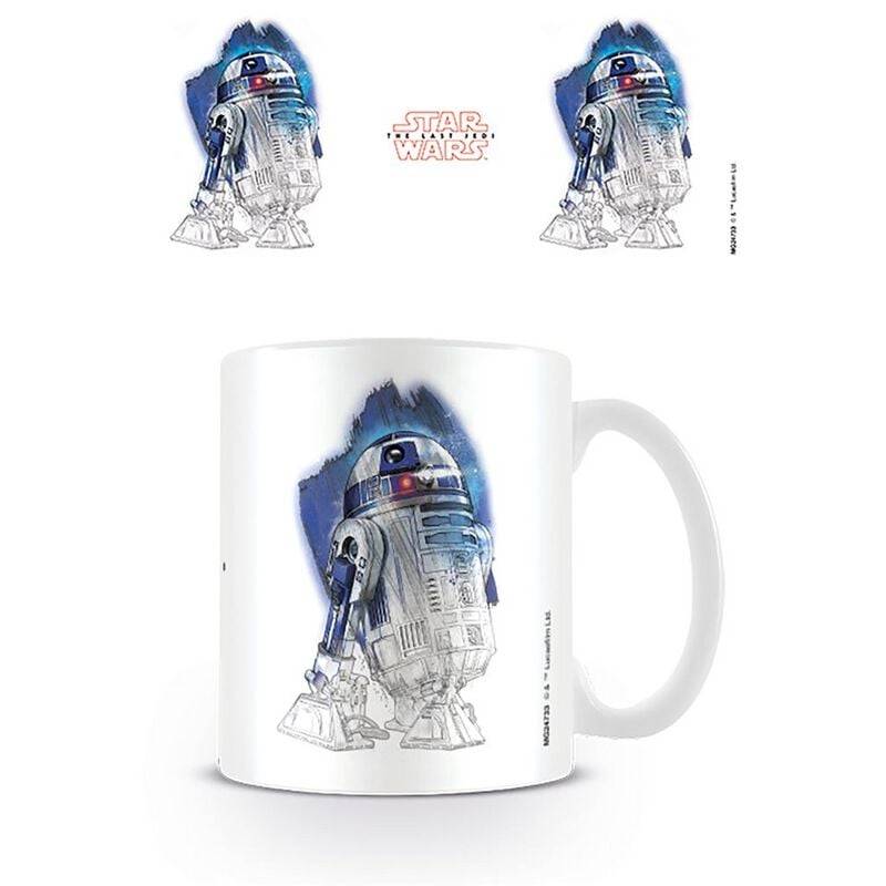Star Wars - Disney Tasse - The Last Jedi - R2-D2 Brushstroke - multicolor  - Lizenzierter Fanartikel von Star Wars