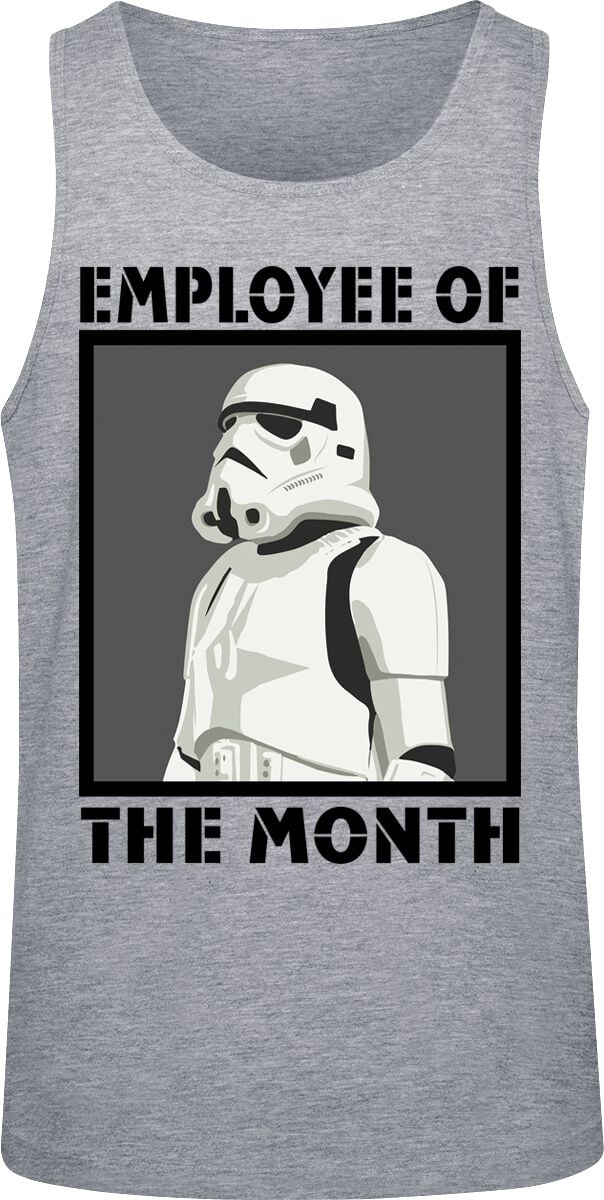Star Wars Employee Of The Month Tank-Top grau meliert in L Star Wars Employee Of The Month Tank-Top grau meliert in L von Star Wars