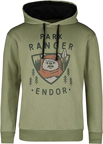 Star Wars Endor Park Ranger Männer Kapuzenpullover Multicolor S 100% Baumwolle Fan-Merch, Filme von Star Wars