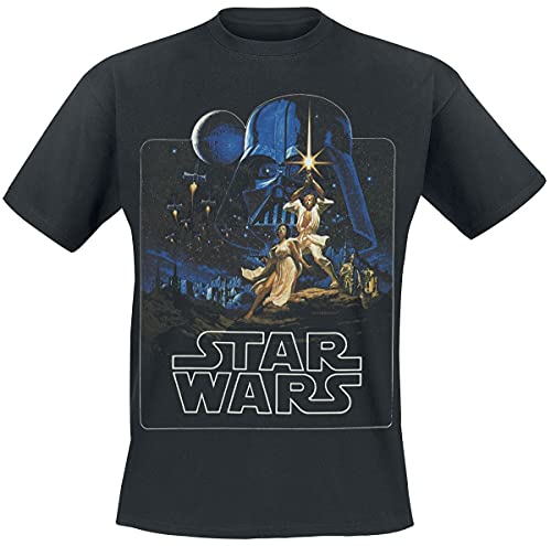 Star Wars Episode 4 - Eine Neue Hoffnung - Classic Poster Männer T-Shirt schwarz L von Star Wars