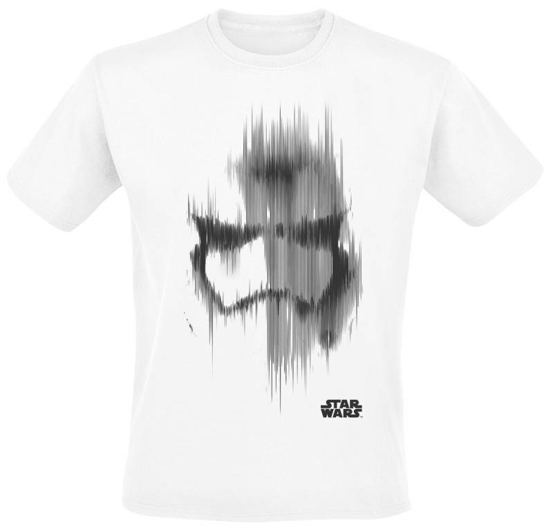 Star Wars Episode 7 - Das Erwachen der Macht - Blurred Lines Trooper T-Shirt weiß in S von Star Wars