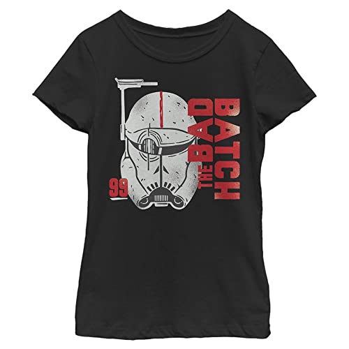 Star Wars Girl's Girl´s Short Sleeve Classic Fit T-Shirt, Black, S von Star Wars