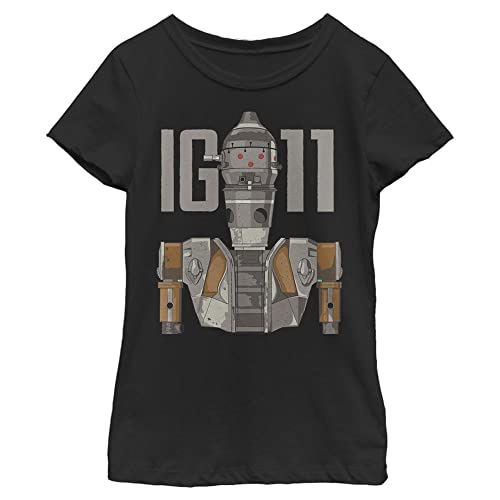 Star Wars Girl's Girl´s Short Sleeve Classic Fit T-Shirt, Black, XS von Star Wars