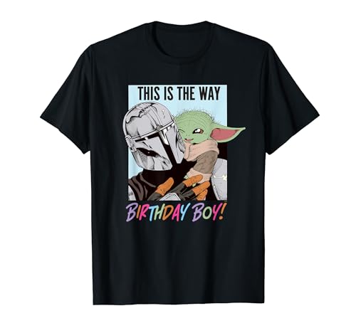 Star Wars Grogu The Mandalorian This is the Way Birthday Boy T-Shirt von Star Wars