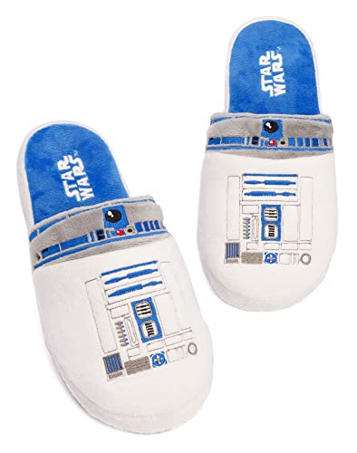 Star Wars Hausschuhe Mens Yoda Jedi oder R2D2 Slip auf Haus Schuhe Müßiggänger 45-46 EU von Star Wars