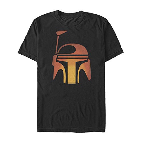 Star Wars Men's Halloween Boba Fett Pumpkin Black T-Shirt von Star Wars