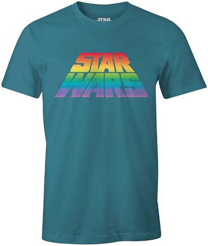 Star Wars Herren Meswclats184 T-Shirt, blau, L von Star Wars