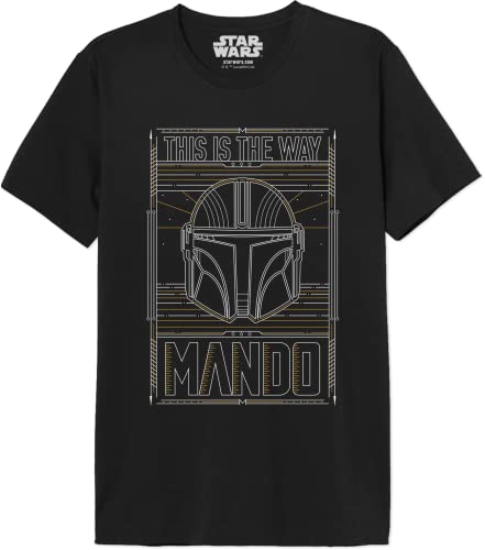 Star Wars Herren Meswmants185 T-Shirt, Schwarz, XS von Star Wars