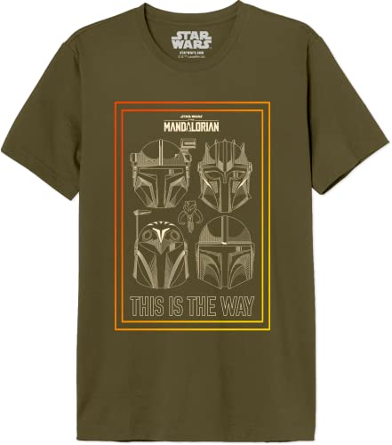 Star Wars Herren Meswmants197 T-Shirt, Army, L von Star Wars