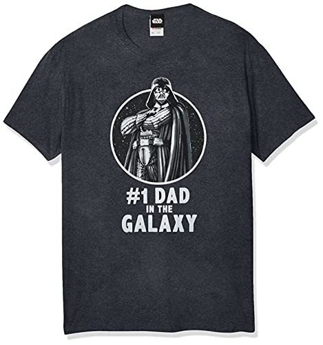 Star Wars Herren Officially Licensed Tees for Hemd, Grau/Number One Dad, XXX-Large von Star Wars