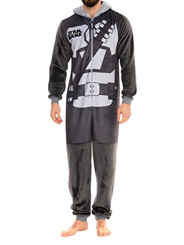 Star Wars Herren Onesie Mandalorian Grau Large von Star Wars