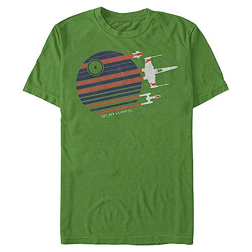 Star Wars Herren Rebel Flyby T-Shirt, Kelly Green, Groß von Star Wars