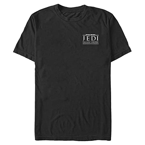 Star Wars Herren Taschen-Logo T-Shirt, schwarz, 4XL von Star Wars