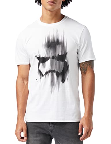 Star Wars Herren Trooper Mask T-Shirt, Weiß, L EU Star Wars Herren Trooper Mask T-Shirt, Weiß, L EU von Star Wars