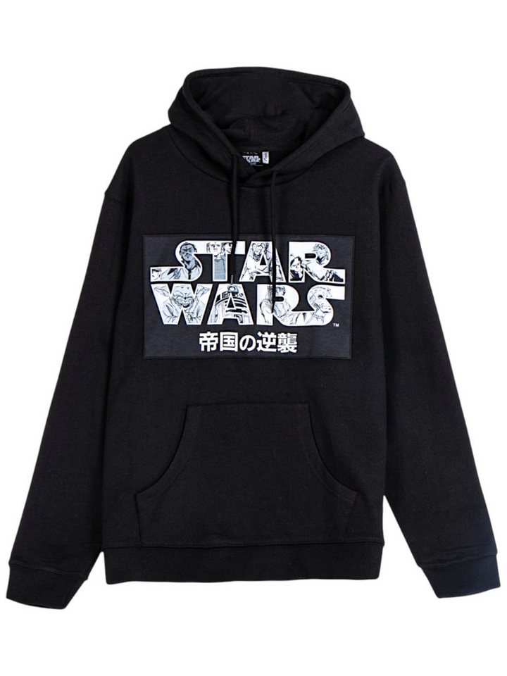 Cerdá Hoodie STAR Wars in Comic-Stil Unisex Kapuzenpullover mit Front- & Backprint von Cerdá
