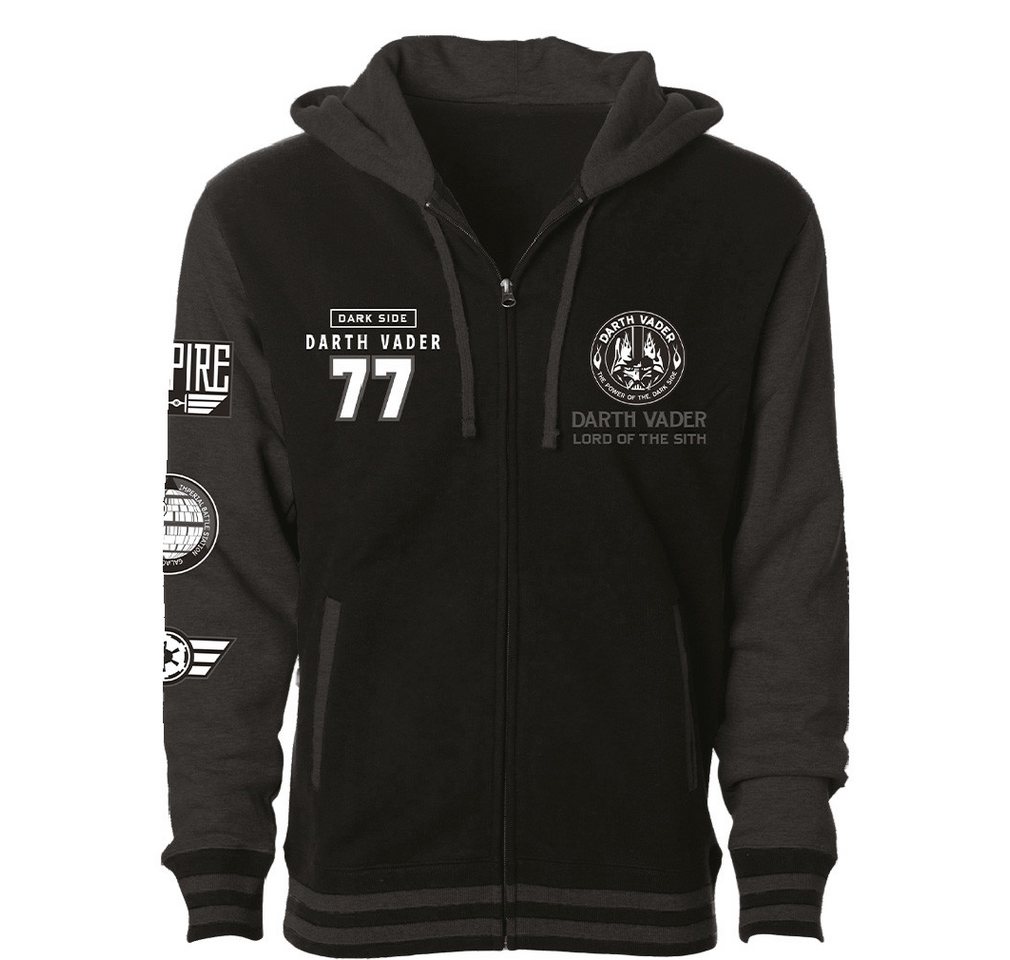 Star Wars Hoodie Darth Vader College Hoodie Empire Dark Side von Star Wars