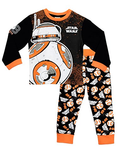 Star Wars Jungen BB8 Schlafanzug, Mehrfarbig, 128 (Herstellergröße: 7-8 Jahre) von Star Wars