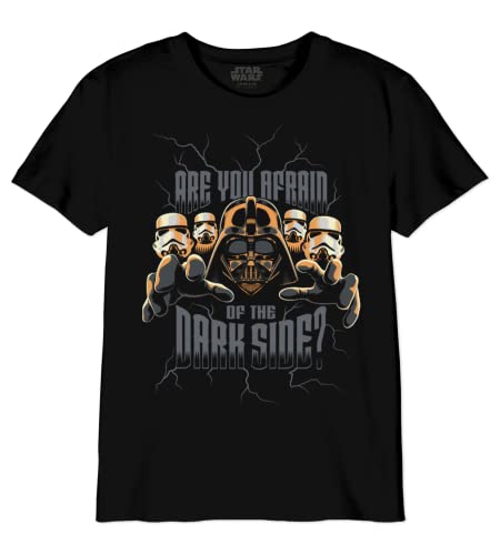 Star Wars Jungen Boswclats068 T-Shirt, Schwarz, 6 Jahre von Star Wars