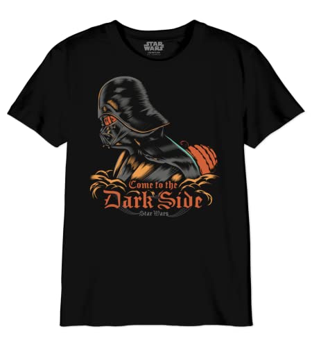 Star Wars Jungen Boswclats069 T-Shirt, Schwarz, 10 Jahre von Star Wars