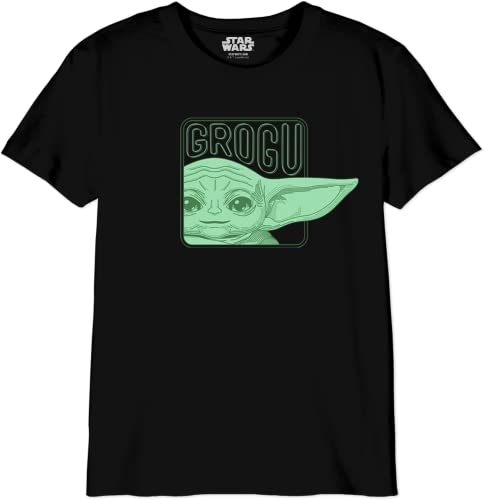 Star Wars Jungen Boswmants063 T-Shirt, Schwarz, 10 Jahre von Star Wars