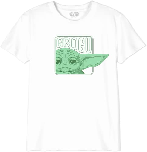 Star Wars Jungen Boswmants063 T-Shirt, weiß, 12 Jahre von Star Wars